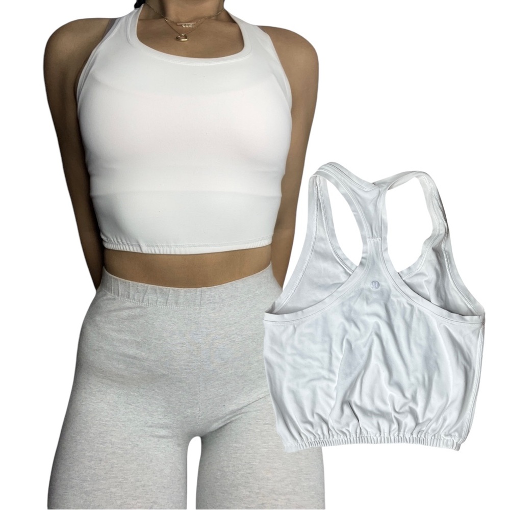Lululemon Reworked Custom White Tank Top